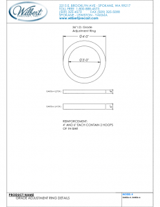 36″ Dia Grade Rings